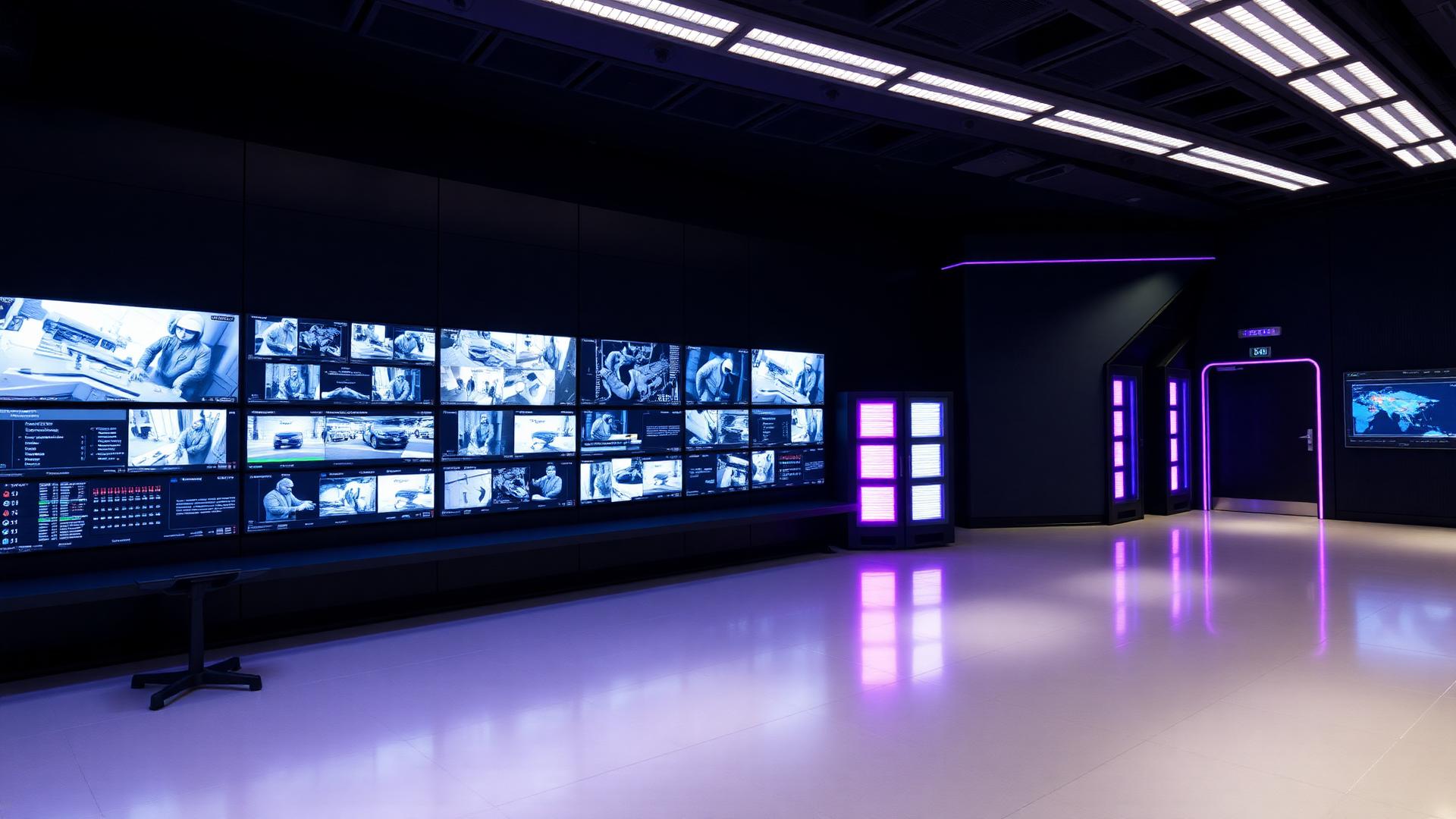 Sala de monitoramento Intertele